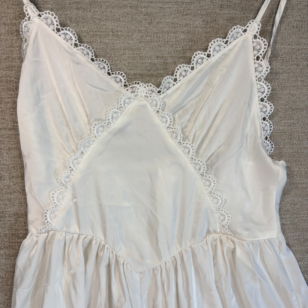 AsYou Lace Trim Cami Playsuit Satin Romper Womens Angelcore Dainty Off-Duty Boho